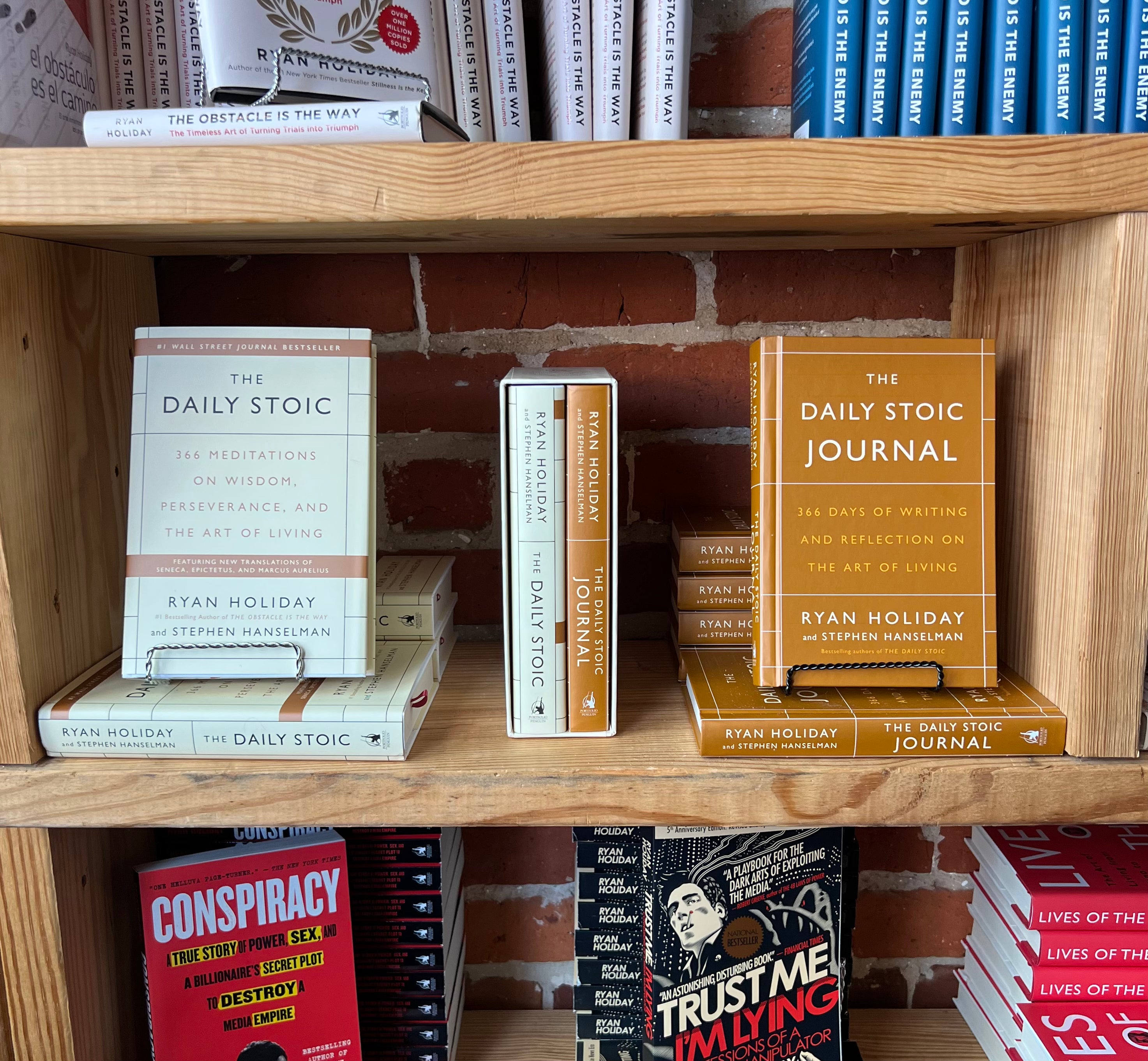 Signed 8-Book Bundle (With 2 FREE Bonus Signed Books) – Daily Stoic Store