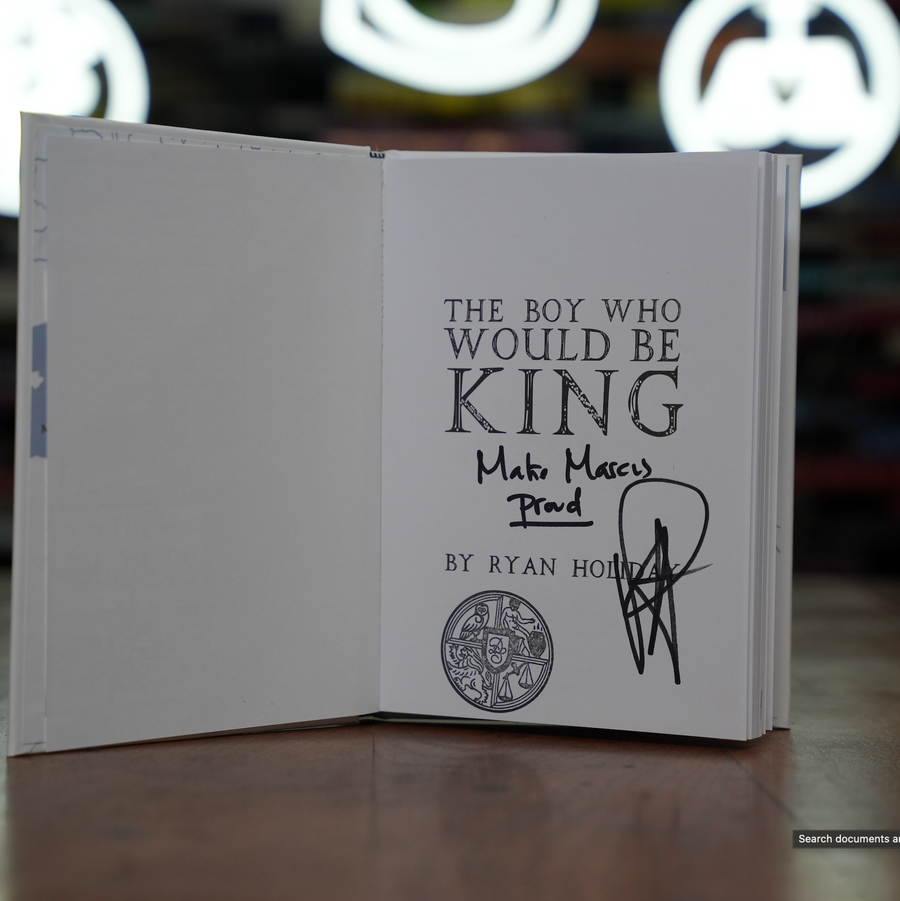 The Boy Who Would Be King (Signed By Author)