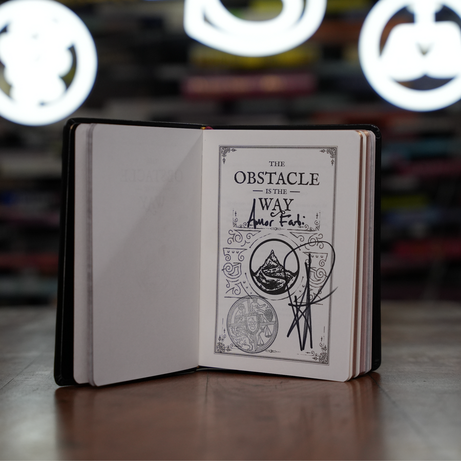 The Obstacle Is the Way (leatherbound signed edition)