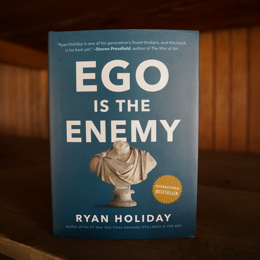 Book cover: Ego is the enemy