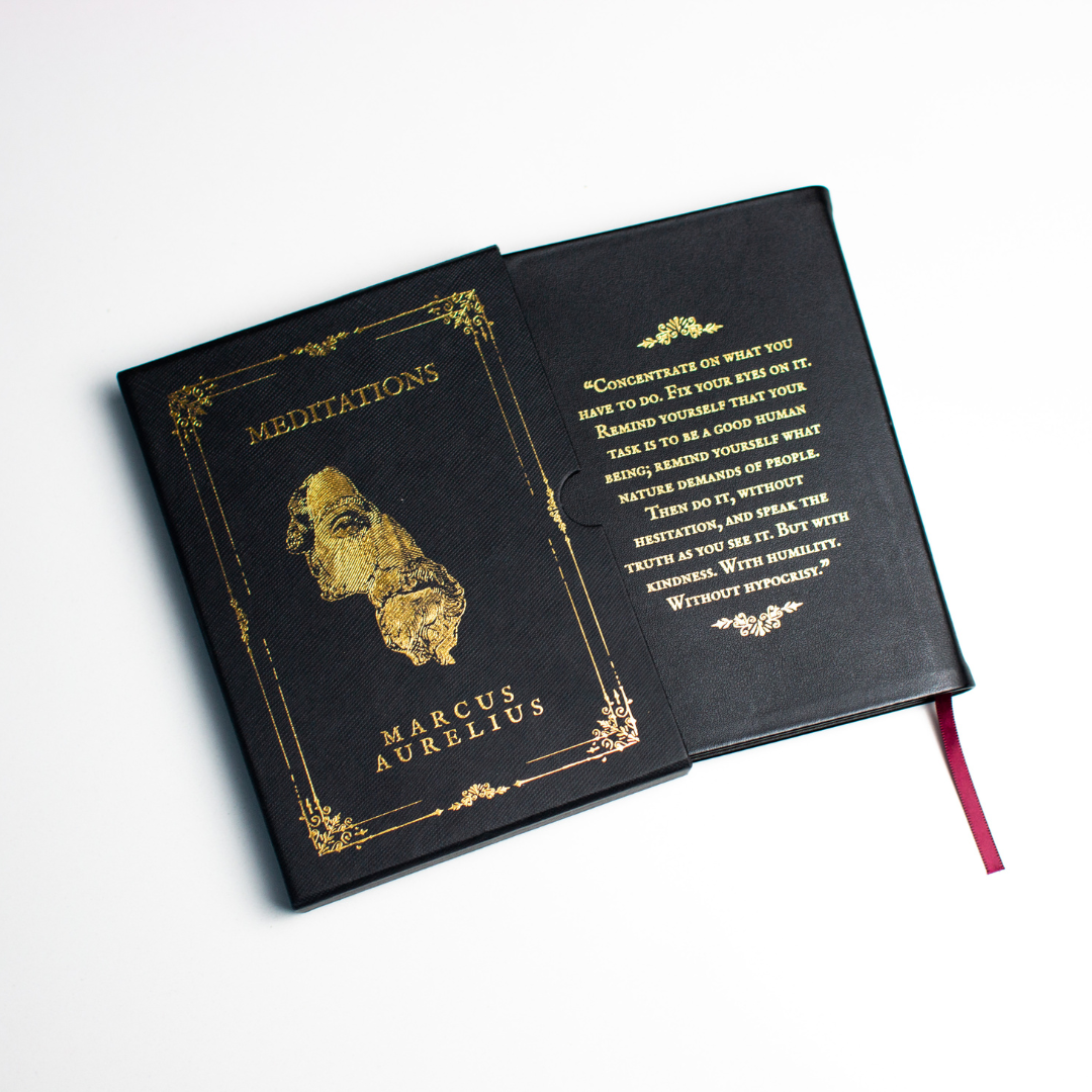 Meditations - Marcus Aurelius Leather Edition – Daily Stoic Store