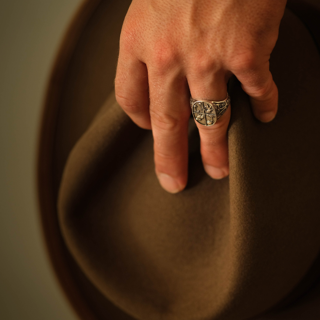 Four Virtues Signet Ring – Daily Stoic Store - Main Image